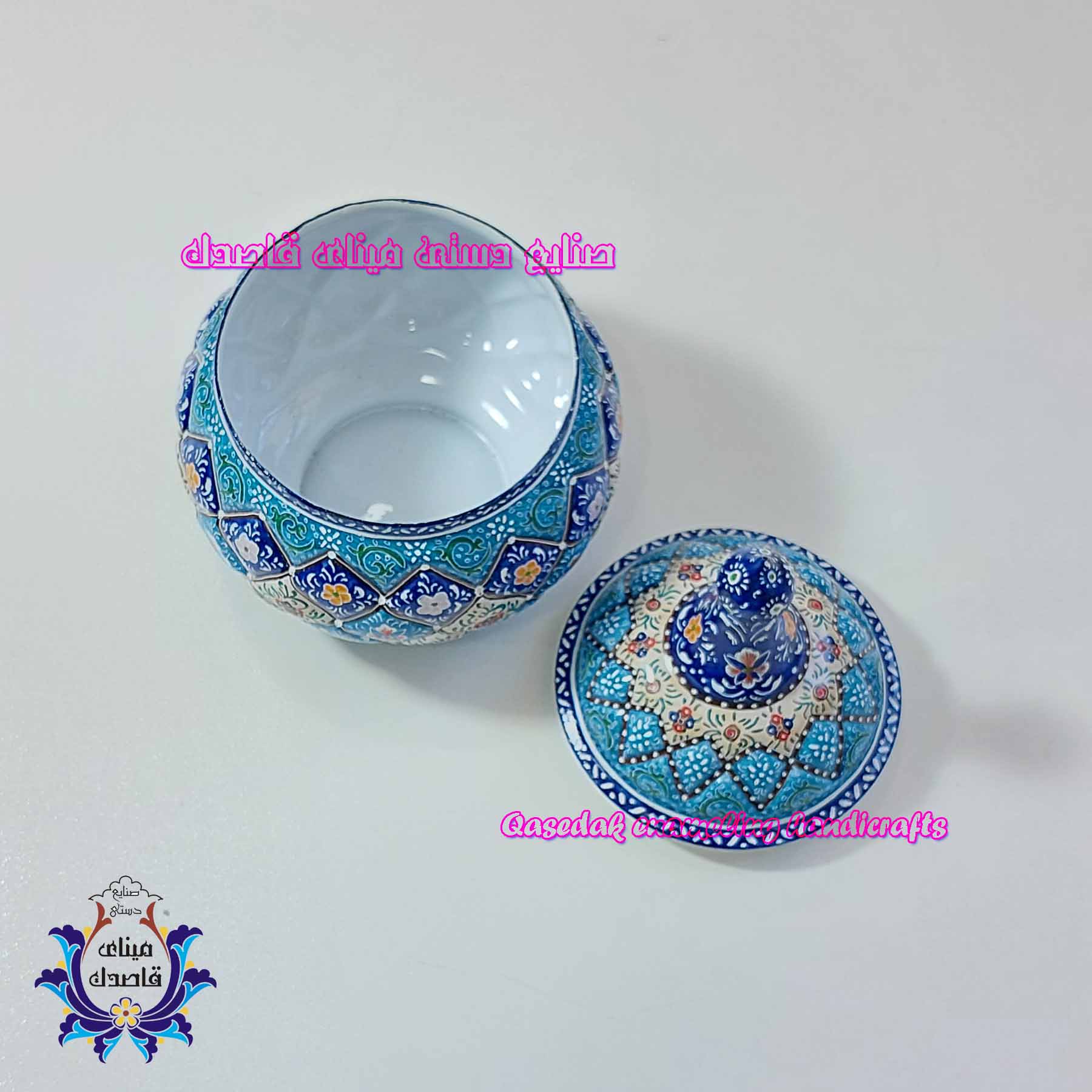 قندان میناکاری سایز متوسط کد 2825