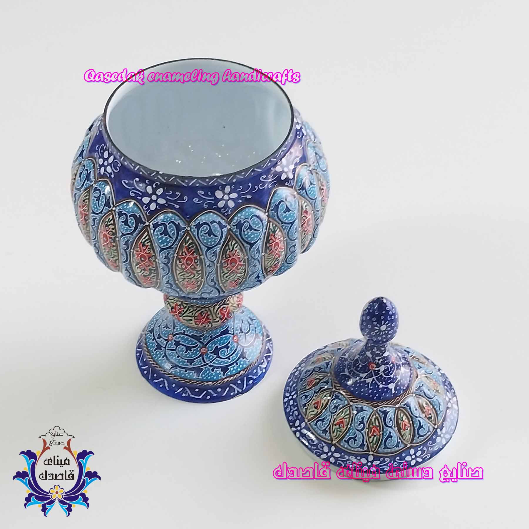 قندان پایه دار 22 سانتیمتر کد 5