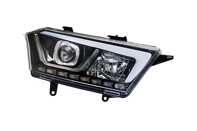 چراغ جلو دنا پلاس (کامل با لامپ و LED) برند مدرن