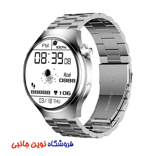ساعت هوشمند ویسمی مدل Wisme-X37 Max ا Wisme-X37 Max Smart watch Silver with Free Fit App (تک / عمده )