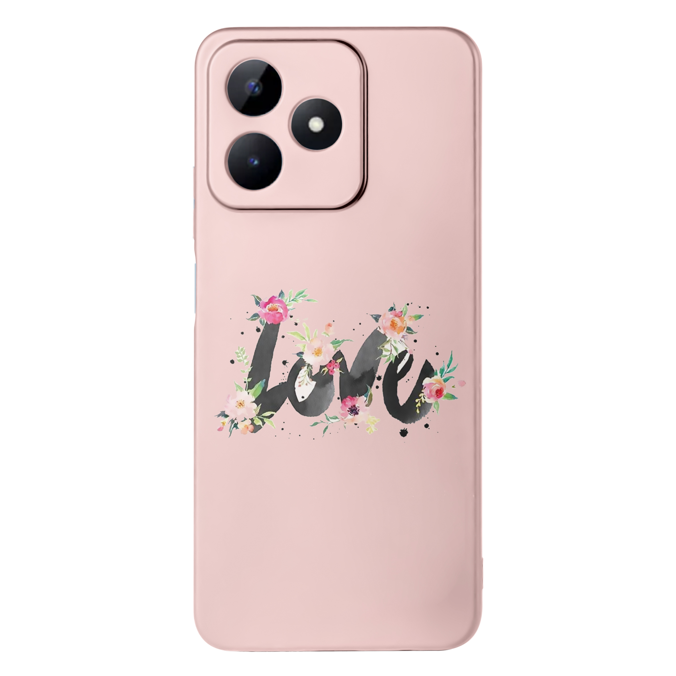 قاب گوشی ریلمی REALME C53 طرح عاشقانه صورتی