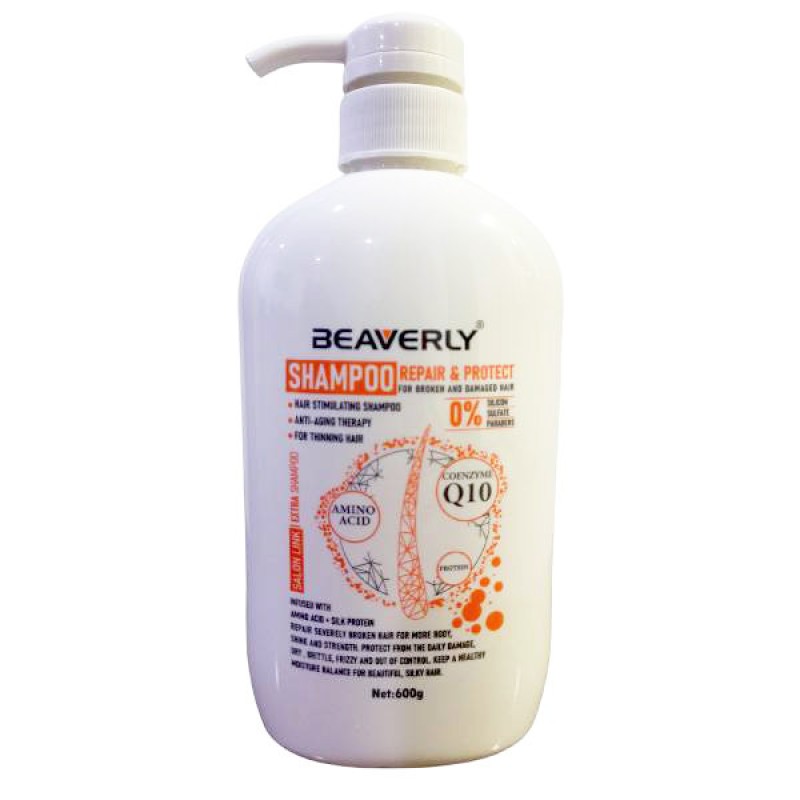 شامپو ترمیم کننده مو بیورلی مدل Q10 حجم 600 میلی لیتر