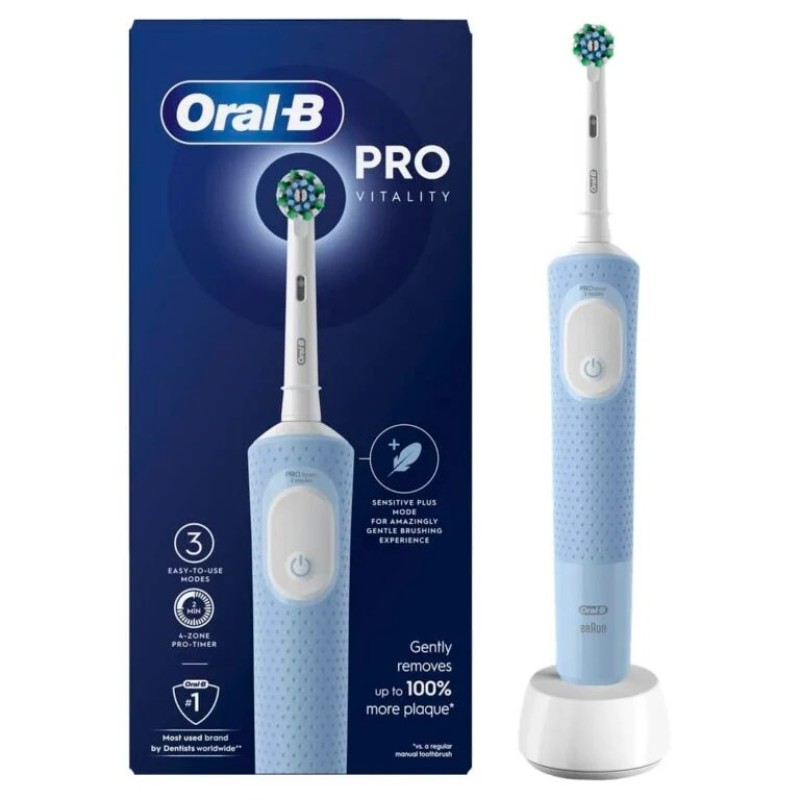 مسواک برقی Vitality Pro Cross Action Charged آبی اورال-بی Oral-B