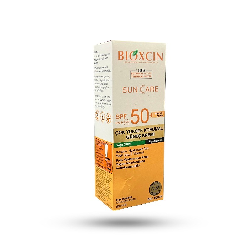 کرم ضد آفتاب بیوکسین SPF+50 مخصوص پوست مختلط و چرب 50 میل