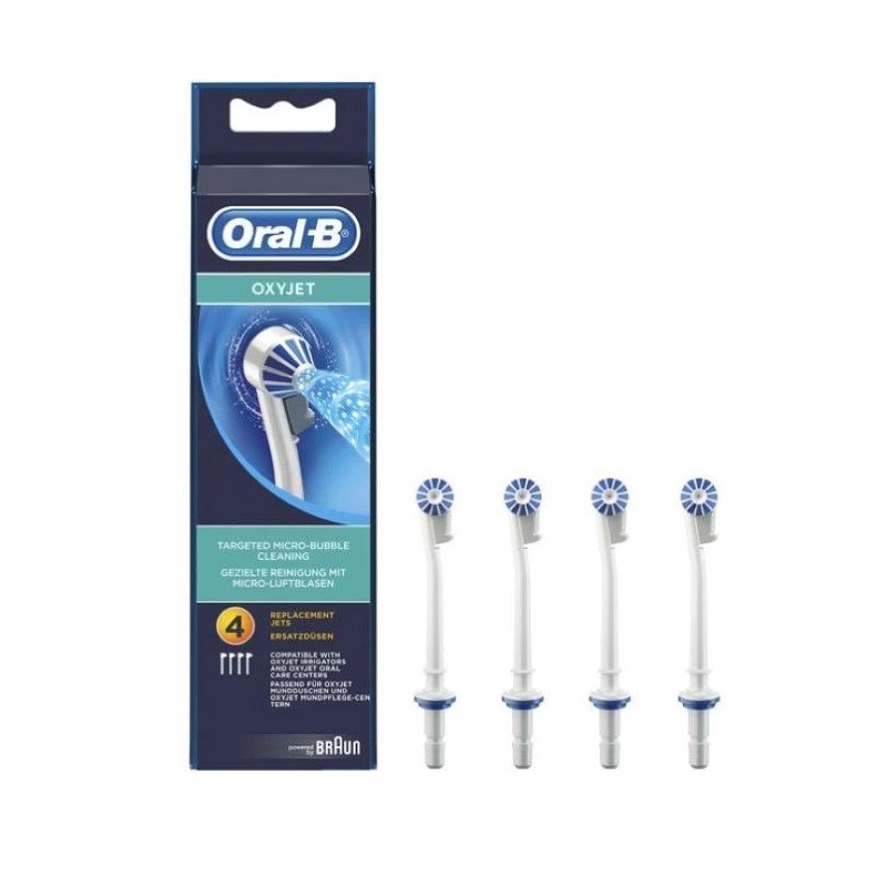 سری یدک مسواک برقی اورال-بی مدل Oxyjet بسته 4 عددی