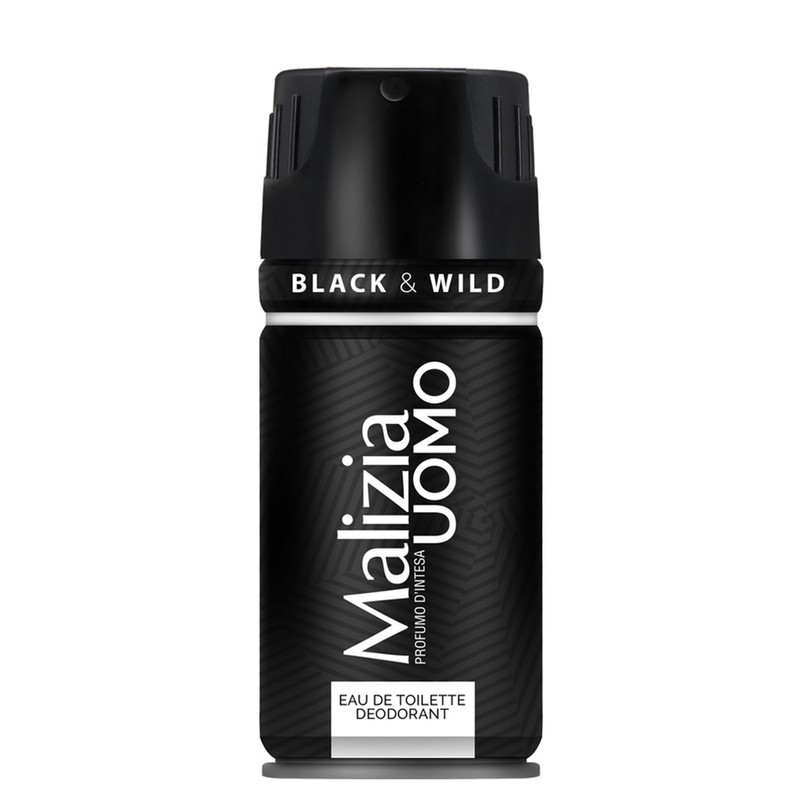 اسپری خوشبو کننده بدن مردانه مالیزیا مدل Black  Wild حجم 150 میلی لیتر