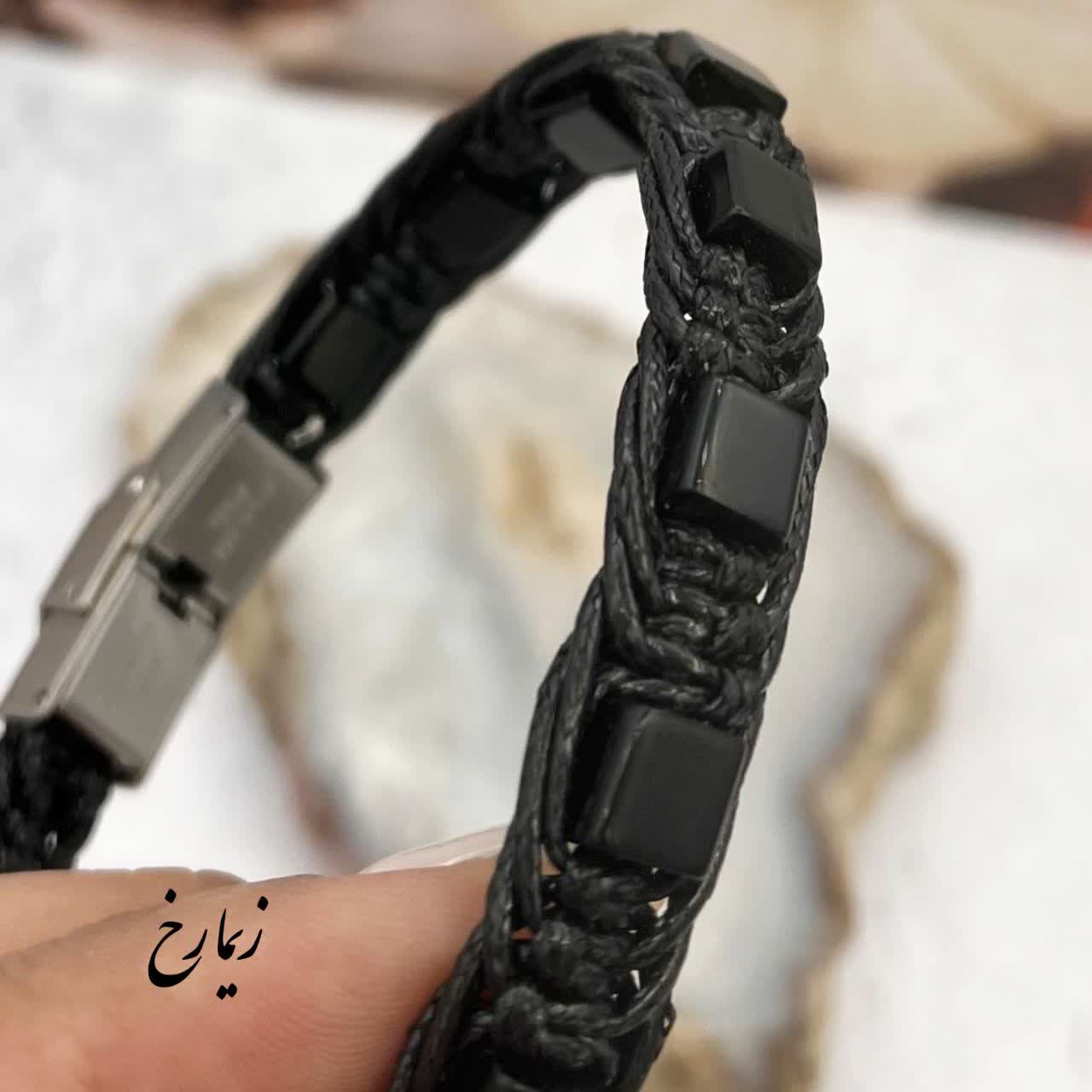 دستبند اونیکس مکعبی