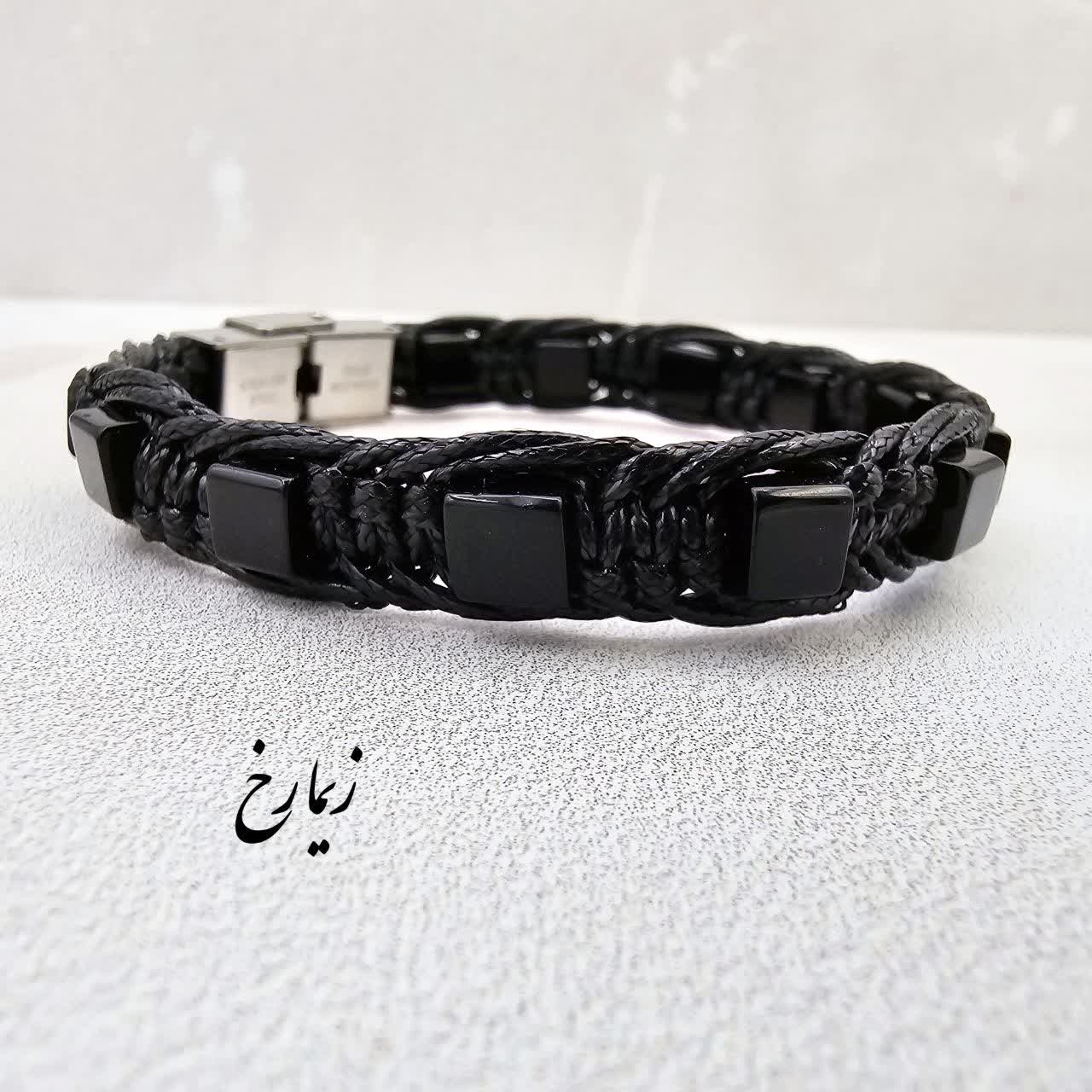 دستبند اونیکس مکعبی