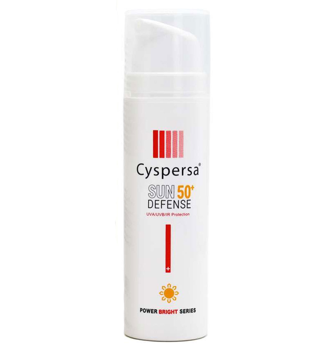 ضد آفتاب فلوئیدی سیسپرسا مدل Sun Defence با SPF50 مناسب انواع پوست حجم 50 میلی لیتر بیوتی مال