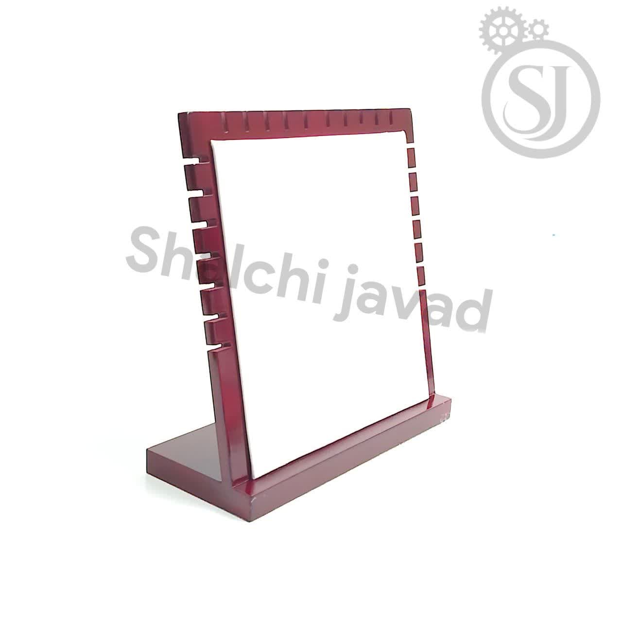 استند نمایش پابند، دستبند و زنجیر با روکش چرم سفید