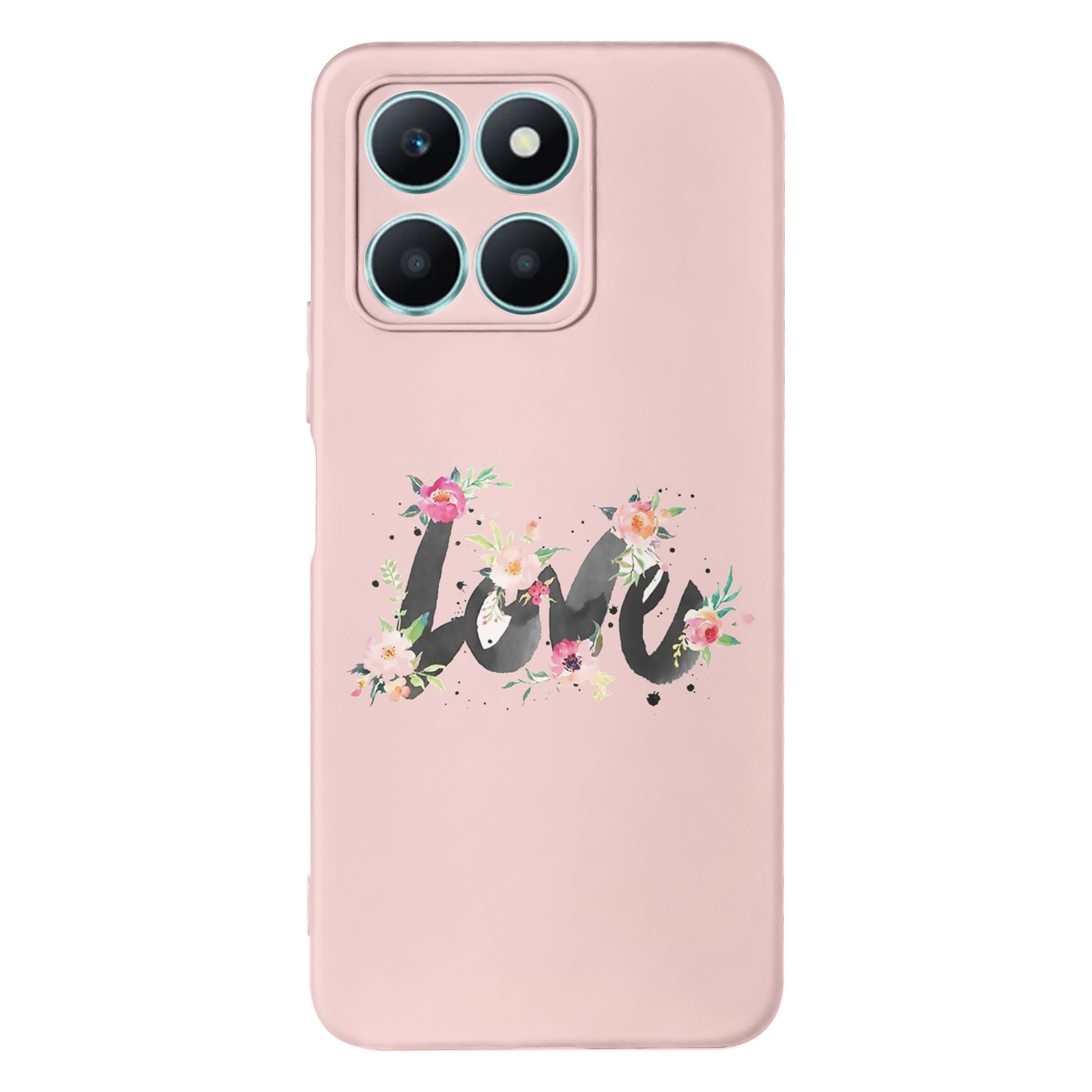 قاب گوشی هواوی آنر honor X6A طرح عاشقانه صورتی