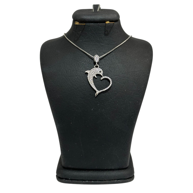 گردنبند نقره زنانه سیلور شهر
مدل دلفین کد 00207