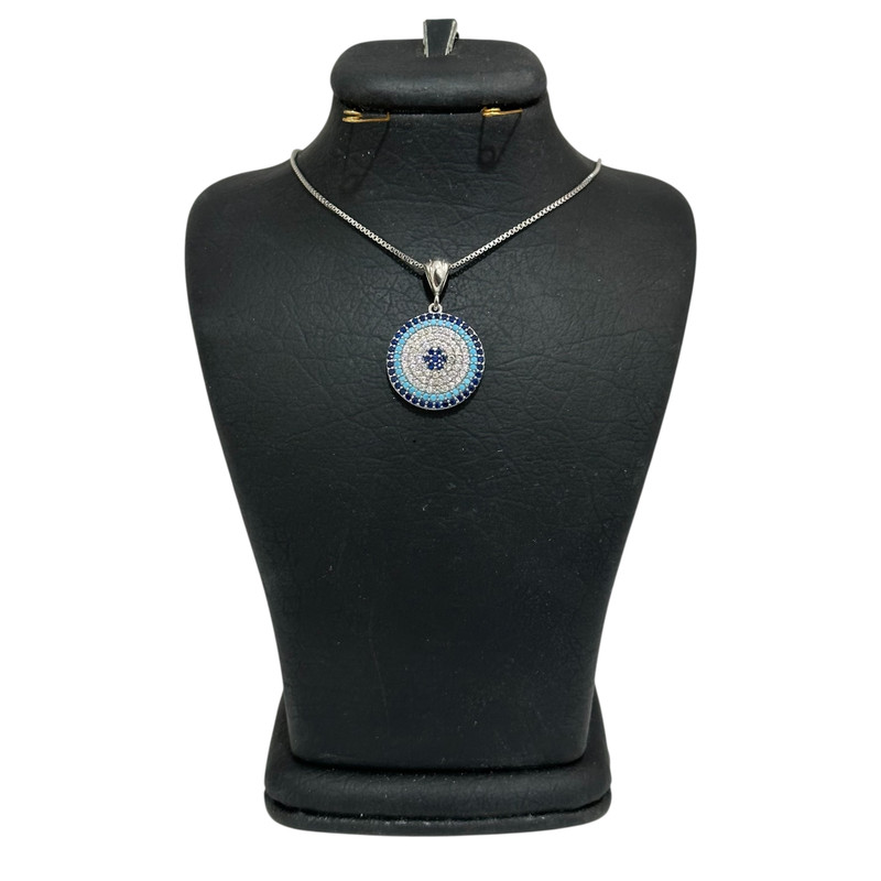 گردنبند نقره زنانه سیلور شهر
مدل چشم نظر کد 00191