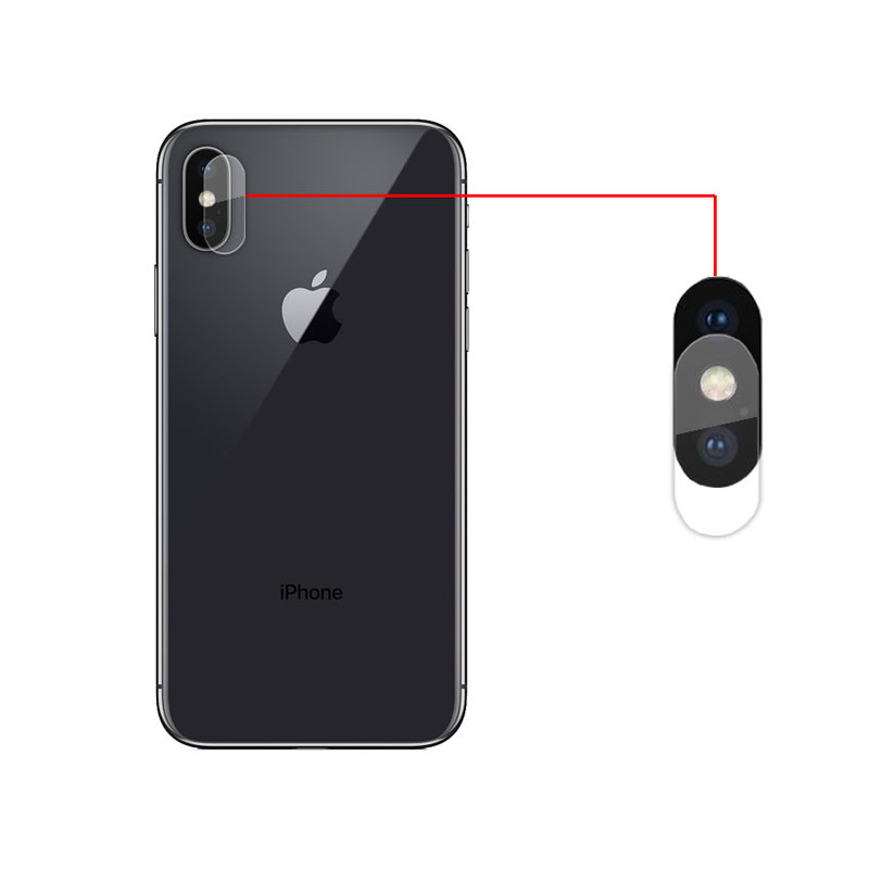محافظ لنز دوربین مدل bt-26 مناسب برای گوشی موبایل اپل iPhone X