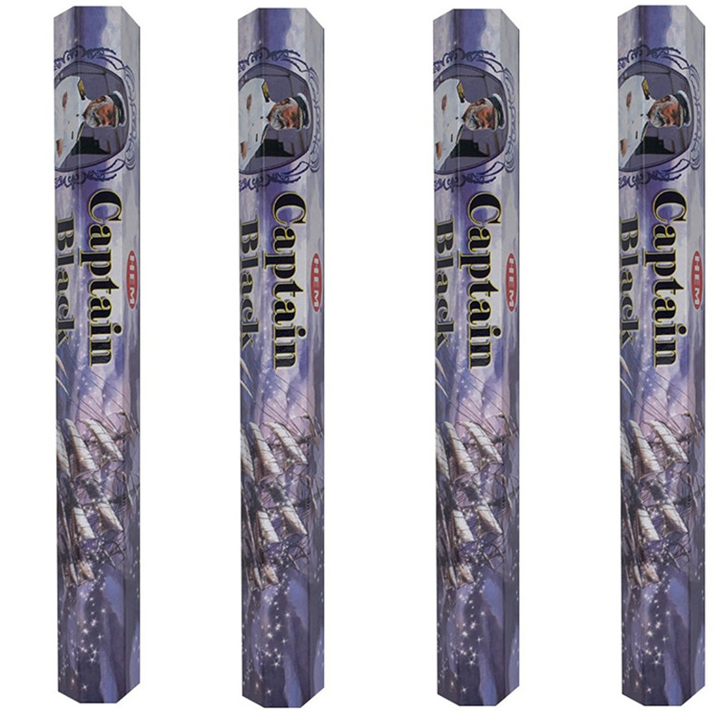 عود هم مدل کاپیتان بلک کد Captain Black04 مجموعه 4 عددی