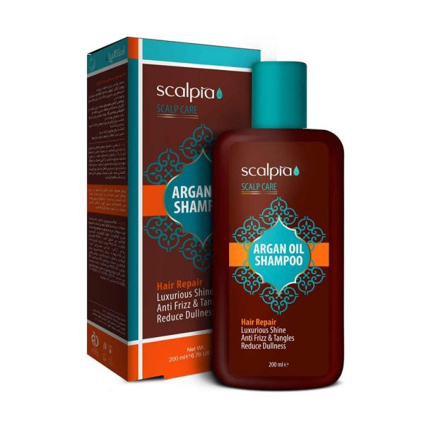 شامپو موی سر اسکالپیا حاوی Care Argan حجم 200 میلی لیتر بیوتی مال