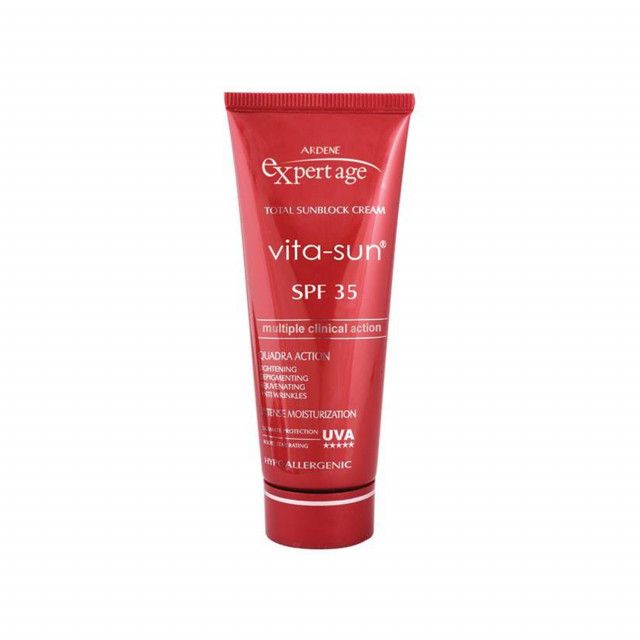 کرم ضد آفتاب آردن اکسپرت ایج مدل Vita-Sun SPF 35 مناسب پوست معمولی حجم 45 میلی لیتر - بی رنگ ضمانت کالا
