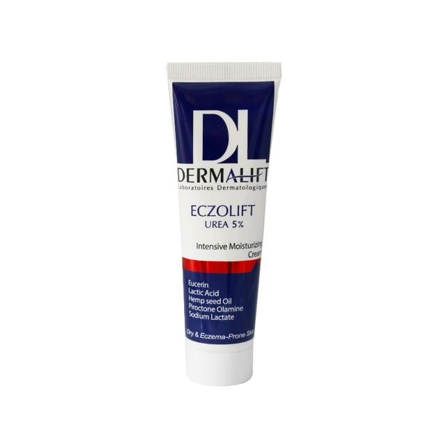 کرم مرطوب کننده اوره و اوسرین 5 درصد درمالیفت مدل Eczolift حجم 50 میلی لیتر ضمانت کالا