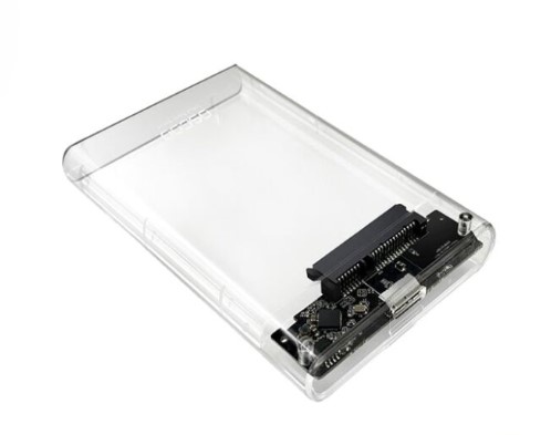 باکس هارد لپتاپی 2.5 اینچی شفاف اسکو مدل OSHD1 رابط USB3.0