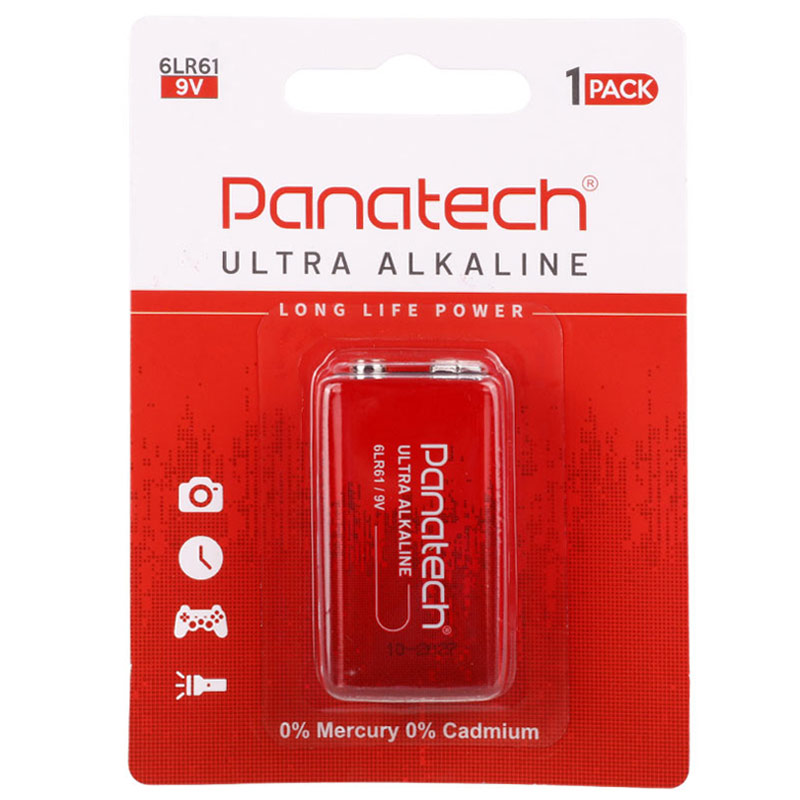 باتری کتابی 9 ولت آلکالاین Panatech