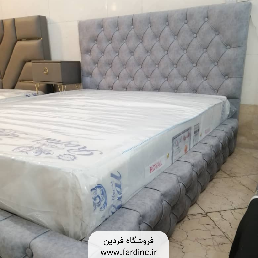 تخت خواب یک نفره مدل چستر عرض 120