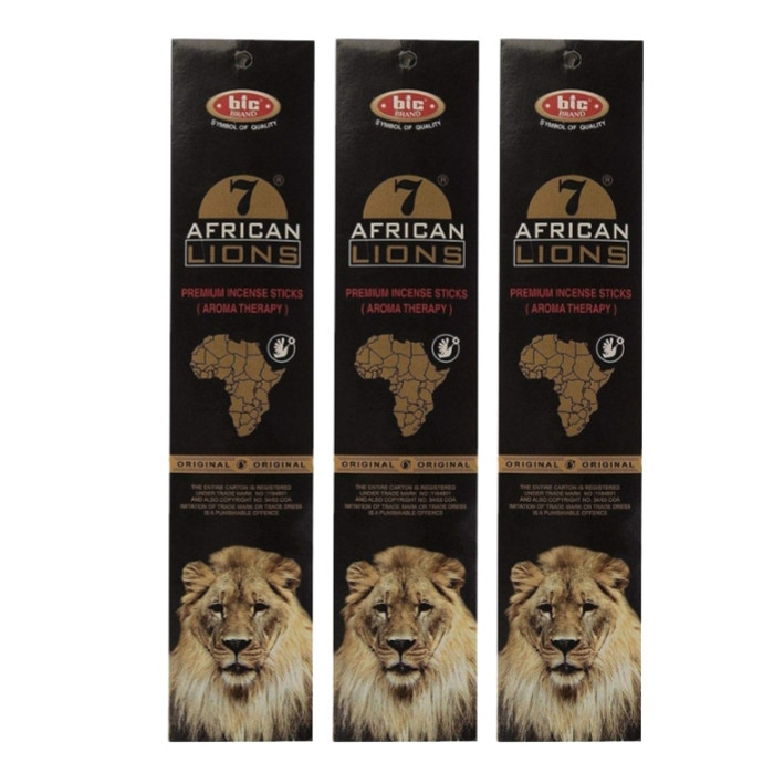 عود خوشبو کننده بیک مدل african lions بسته 3 عددی