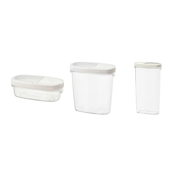 ظرف نگهدارنده ایکیا مدل ikea +365 مجموعه 3 عددی