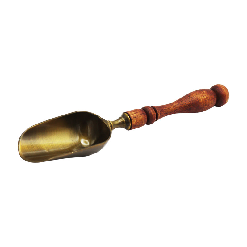 قاشق آجیل خوری مدل دسته چوبی کد YP- 104-24CM مدل 1