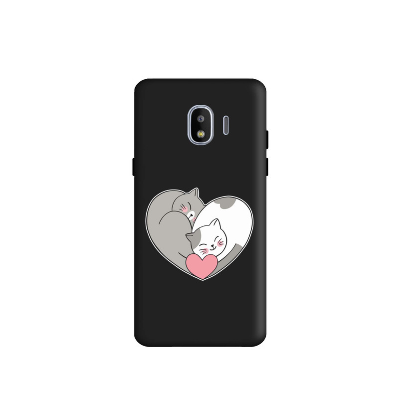 کاور قاب گارد طرح قلب گربه ای کد t8038 مناسب برای گوشی موبایل سامسونگ Galaxy J2 Pro / J250 / Grand Prime Pro