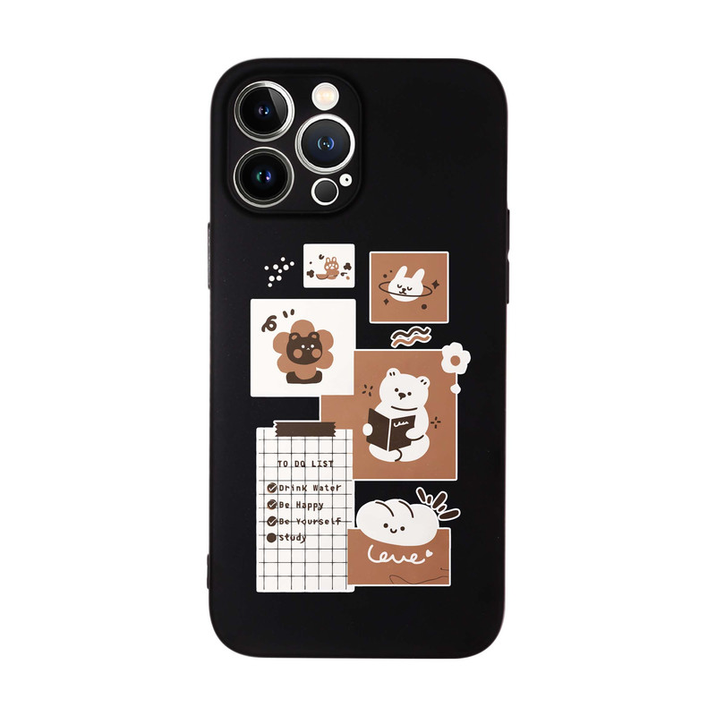 کاور قاب گارد طرح روتین خرسی کد t6630 مناسب برای گوشی موبایل اپل iphone 14 Promax 