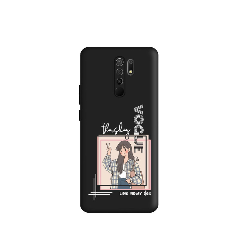 کاور قاب گارد طرح دخترونه کد t9036 مناسب برای گوشی موبایل شیائومی Redmi 9