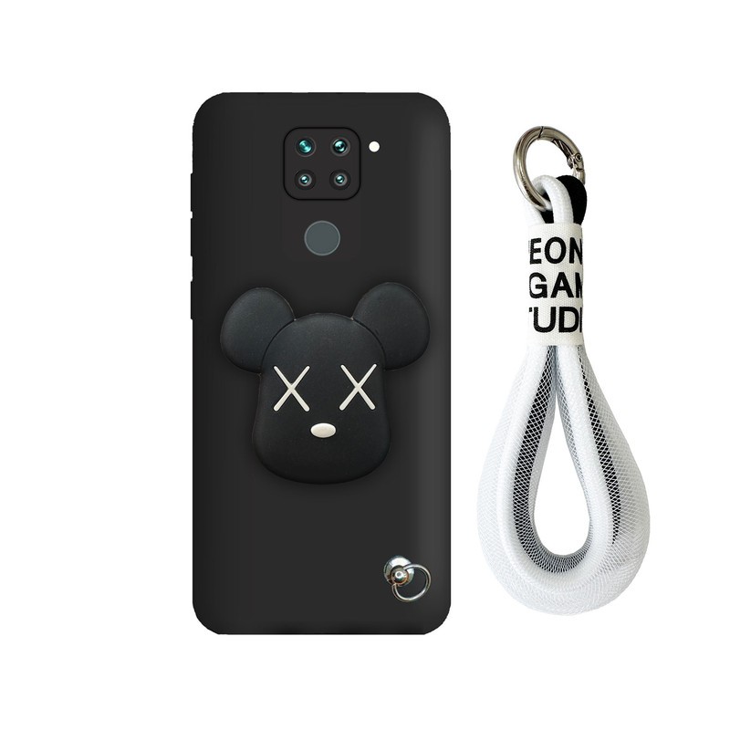 کاور قاب گوشی مدل فانتزی طرح روبات مناسب برای گوشی موبایل شیائومی Redmi Note 9 به همراه بندآویز