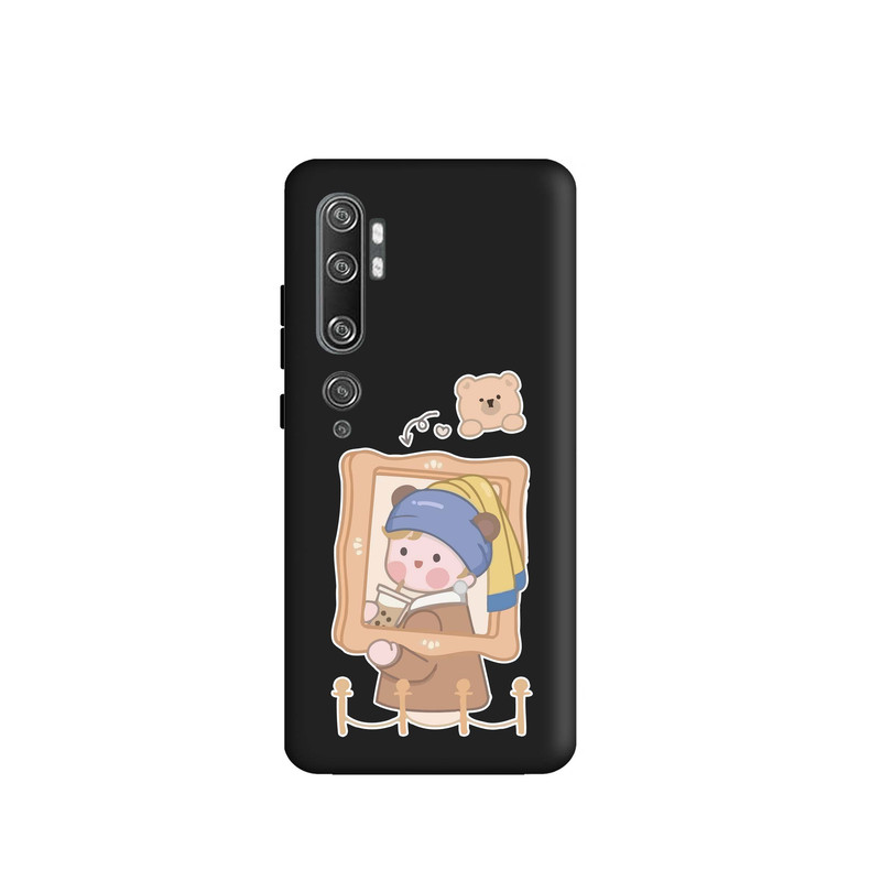 کاور قاب گارد طرح دخترانه هنری کد m5071 مناسب برای گوشی موبایل شیائومی Mi Note 10 / Mi Note 10 Pro