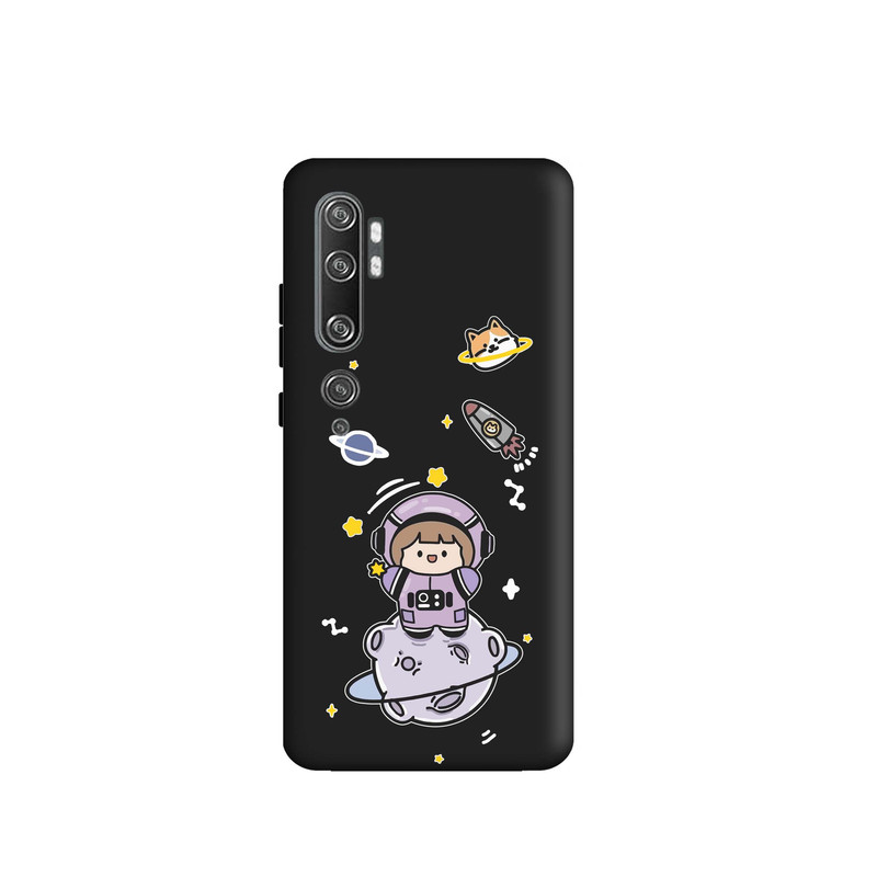 کاور قاب گارد طرح دختر فضانورد کد m5064 مناسب برای گوشی موبایل شیائومی Mi Note 10 / Mi Note 10 Pro