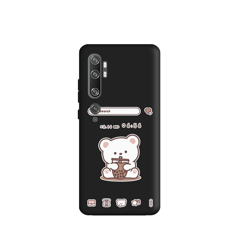 کاور قاب گارد طرح خرس اسموتی کد m9706 مناسب برای گوشی موبایل شیائومی Mi Note 10