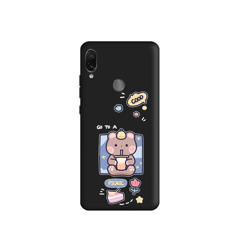 کاور طرح خرس شکمو کد m2850 مناسب برای گوشی موبایل شیائومی Redmi Note 7 / Redmi Note 7 Pro