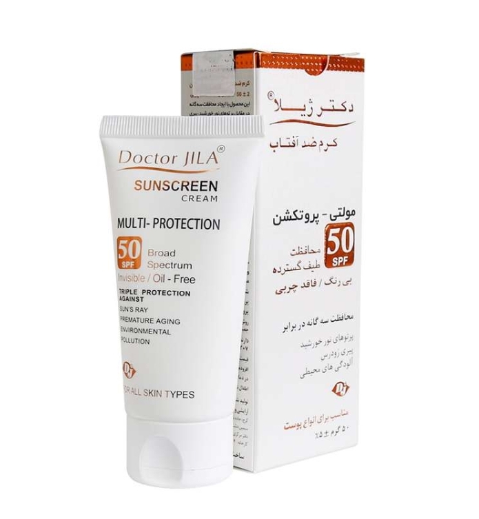 ضدآفتاب بدون رنگ دکترژیلا مولای پروتکشن spf50