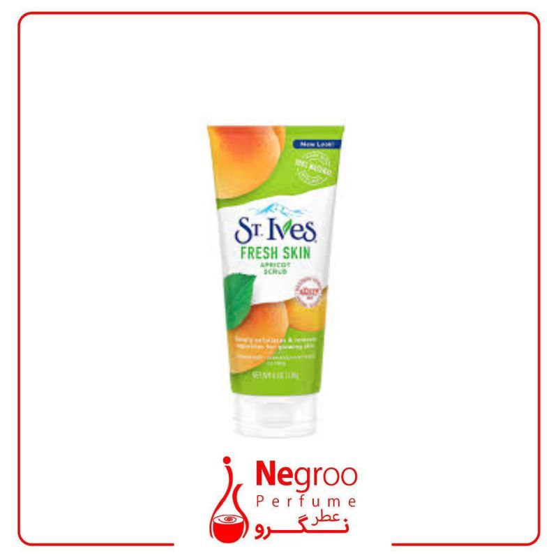 اسکراب لایه بردار پوست اس تی.ایوز مدل Fresc Skin Apricot وزن 170 گرم/اورجینال