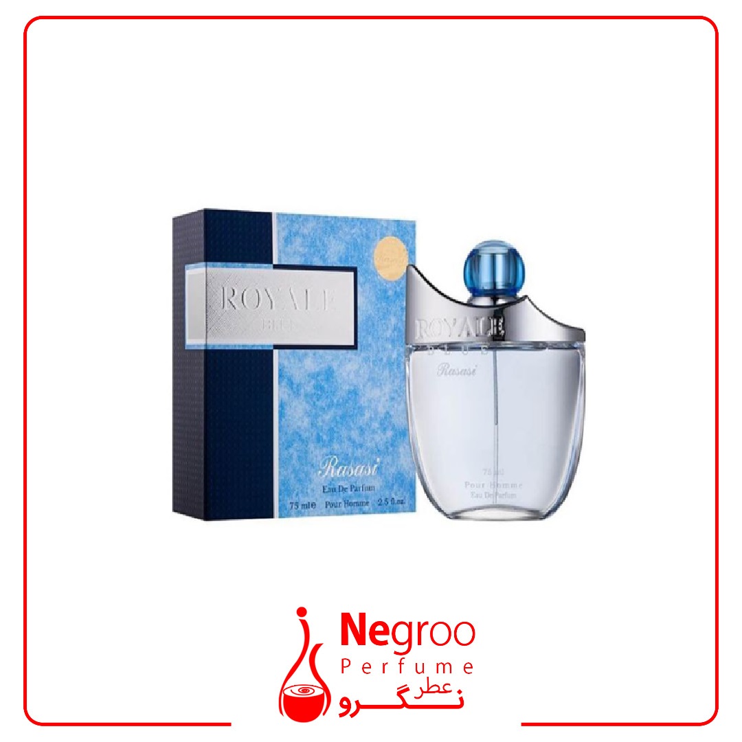 ادکلن رویال بلو مردانه رصاصی Rasasi Royale Blue