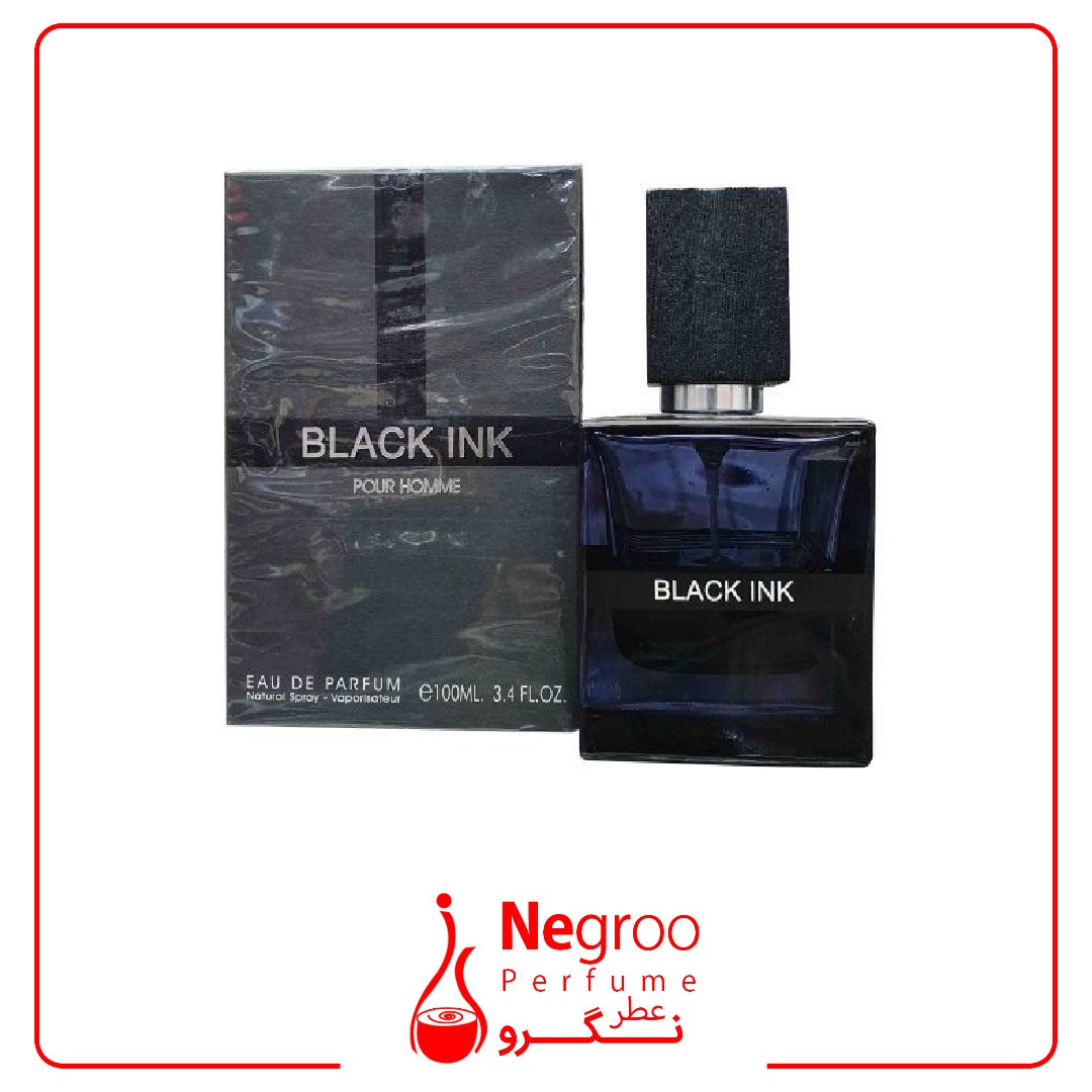 عطر ادکلن بلک اینک لالیک مشکی مردانه فراگرنس ورد Black Ink Fragrance world