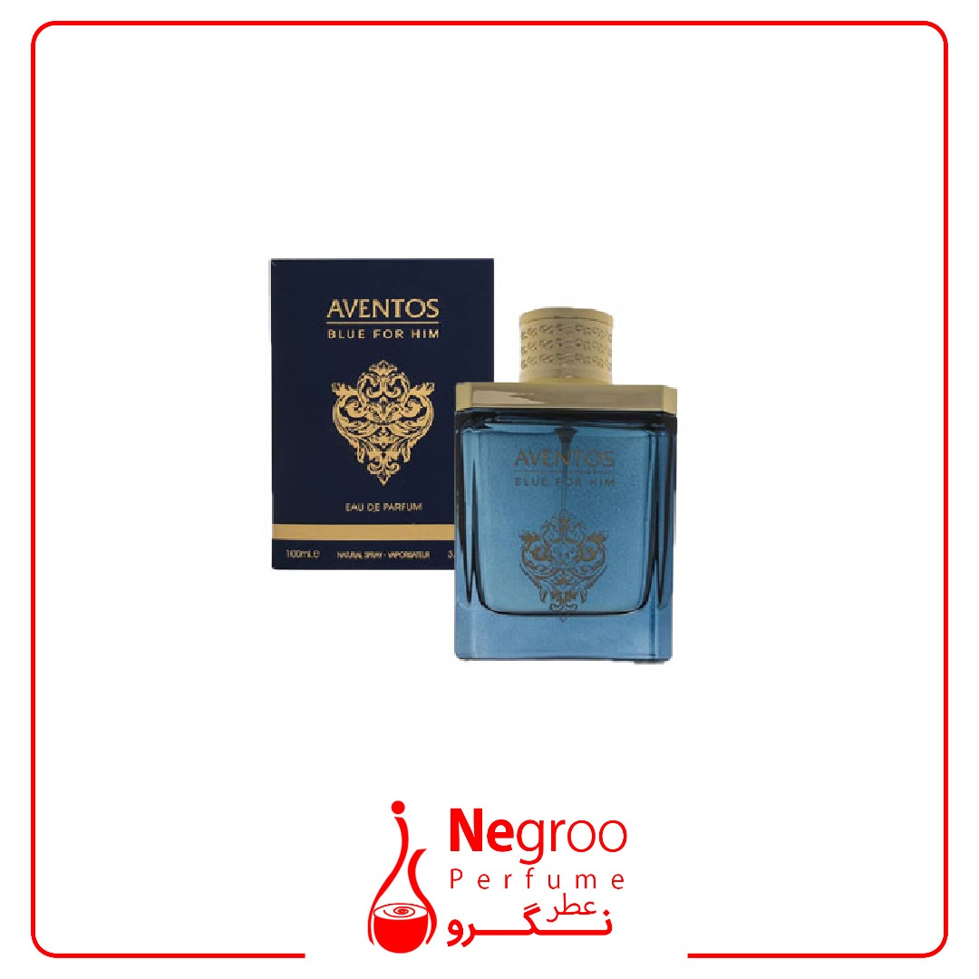 عطر ادکلن اونتوس بلو فور هیم مردانه فراگرنس ورد Fragrance world Aventos Blue For Him