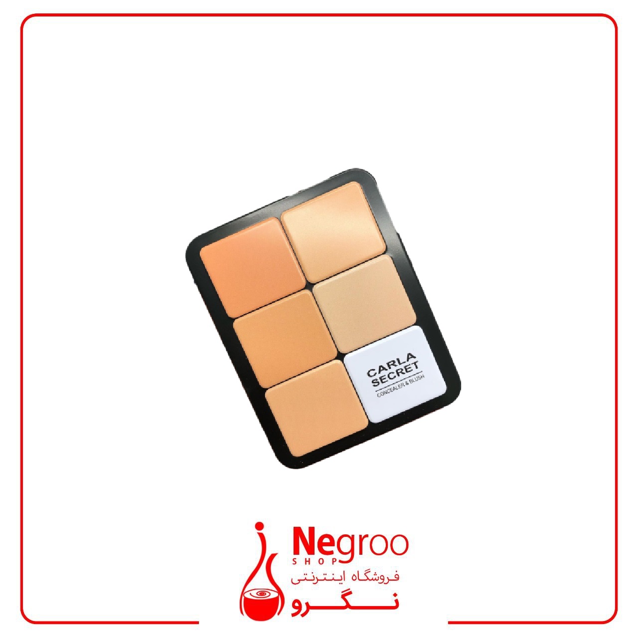 پالت رژگونه و کانتور 12 رنگ برند کارلا سکرت Carla Secret