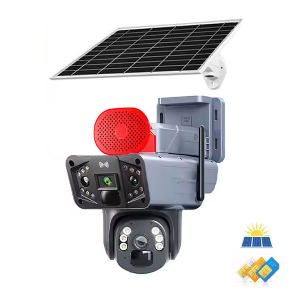 دوربین خورشیدی سیمکارتی دو لنز O-KAM Pro مدل TP33-4G hdtec