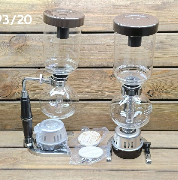 سایفون دسته مشکی 3cup (پست پیشتاز پس کرایه)