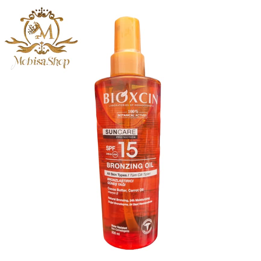 روغن ضد آفتاب برنزه بیوکسین Bioxcin حجم 200 میل