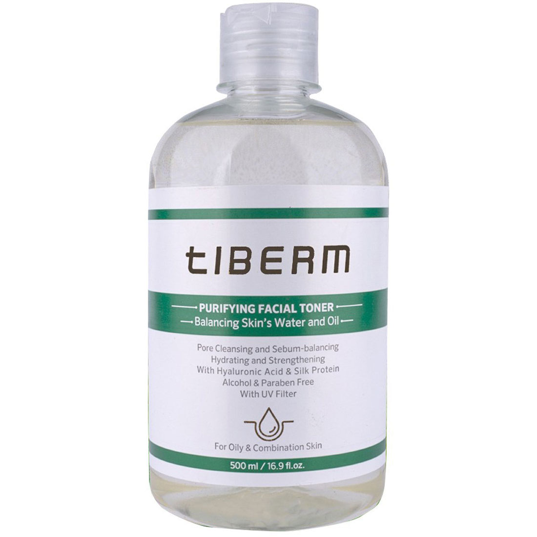 تونر مناسب پوست چرب تیبرم Tiberm حجم 500 میل