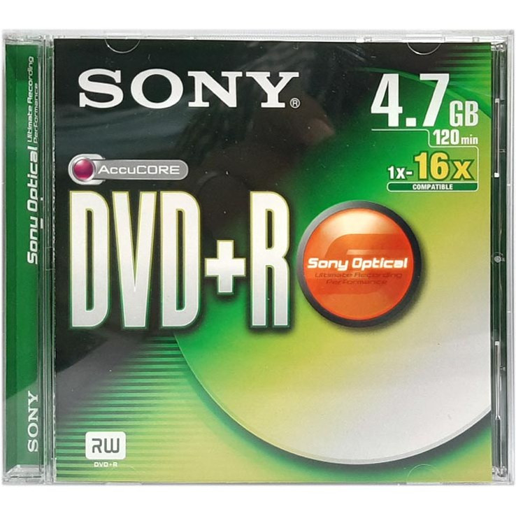 دی وی دی خام سونی مدل DVD+R بسته 2 عددی 
