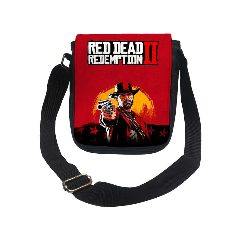 کیف دوشی پسرانه طرح Red dead کد k195 مدل 1