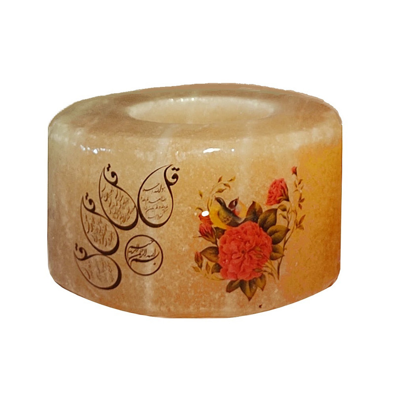 جاشمعی مدل سنگ نمک طرح استوانه آیـه دار کد 458 مدل 1