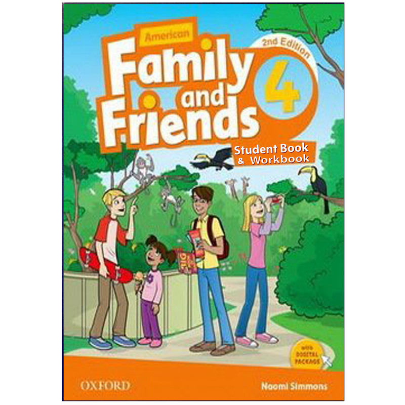 کتاب American Family and Friends 2nd 4 اثر Naomi Simmons انتشارات هدف نوینمدل 1